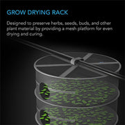 AC Infinity Four-Tier Hanging Herb Drying Rack 24" (61 cm) Whole Leaf Healing Tree