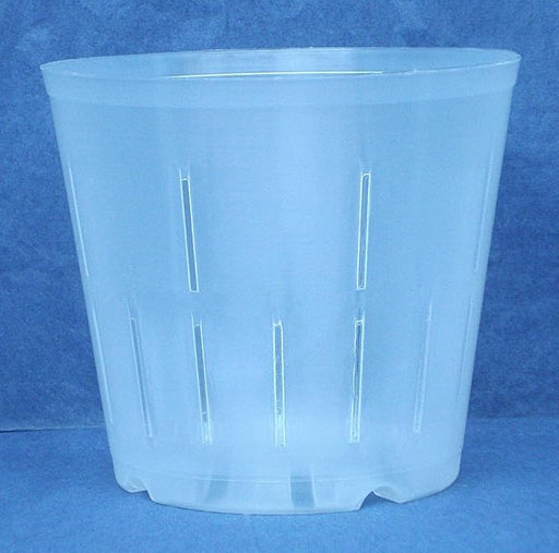 Clear Plastic Pots Orchid Pot with slits Whole Leaf Healing Tree