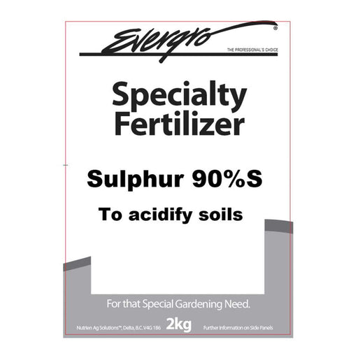 Evergro Sulphur 90 2Kg Whole Leaf Healing Tree