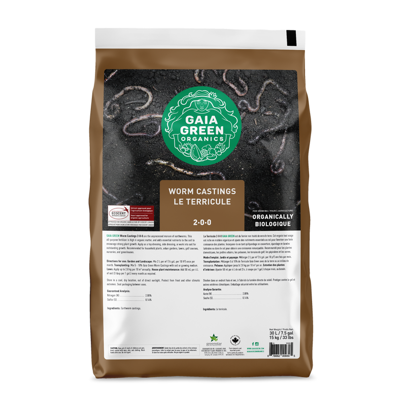 Gaia Green Worm Castings Whole Leaf Healing Tree