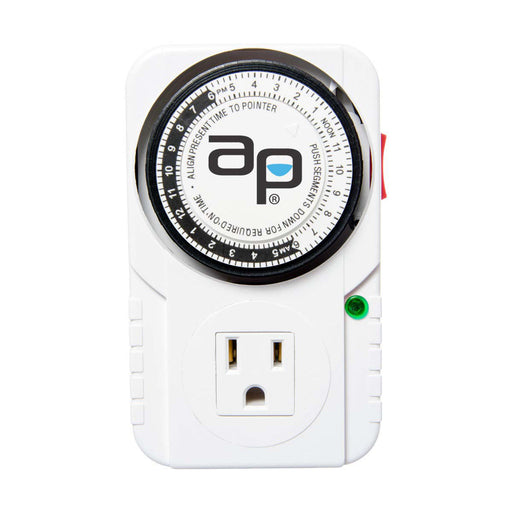 Autopilot 24hr Grounded Timer - 15A 1725W hydrofarm