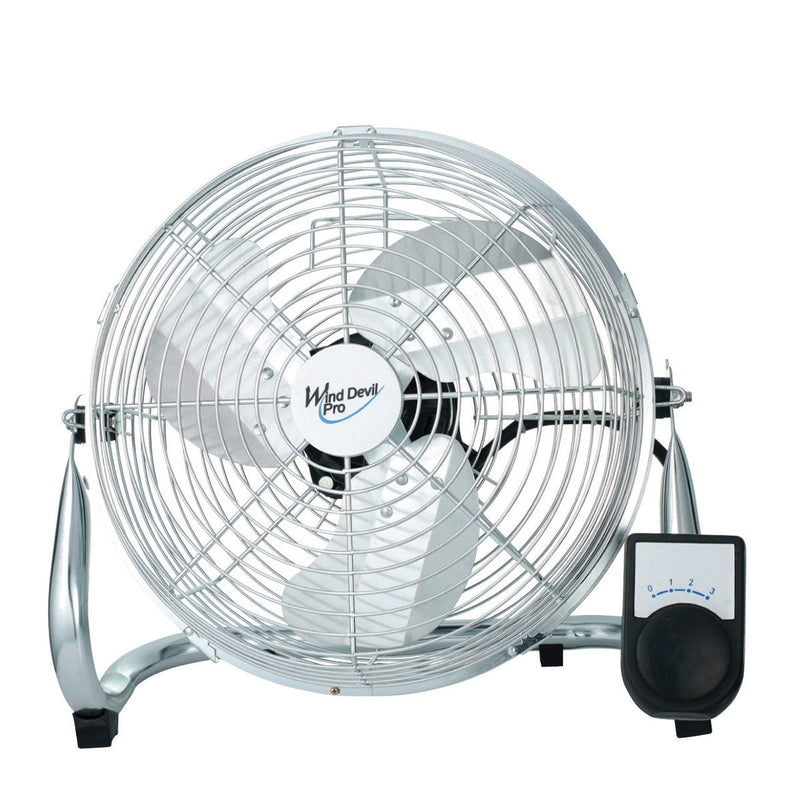 WindDevil P 9" Floor Fan 3 Speed Whole Leaf