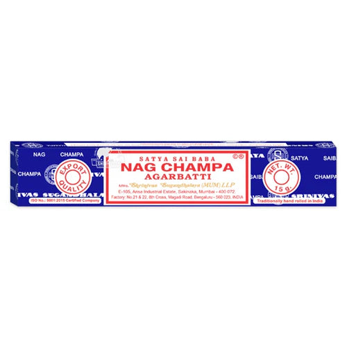 Nag Champa - Incense Sticks Whole Leaf Healing Tree
