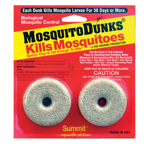 Mosquito Dunks Organic 2/Card hydrofarm