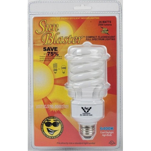 SunBlaster CFL 26W Bulb CFL 6400k Eddi's