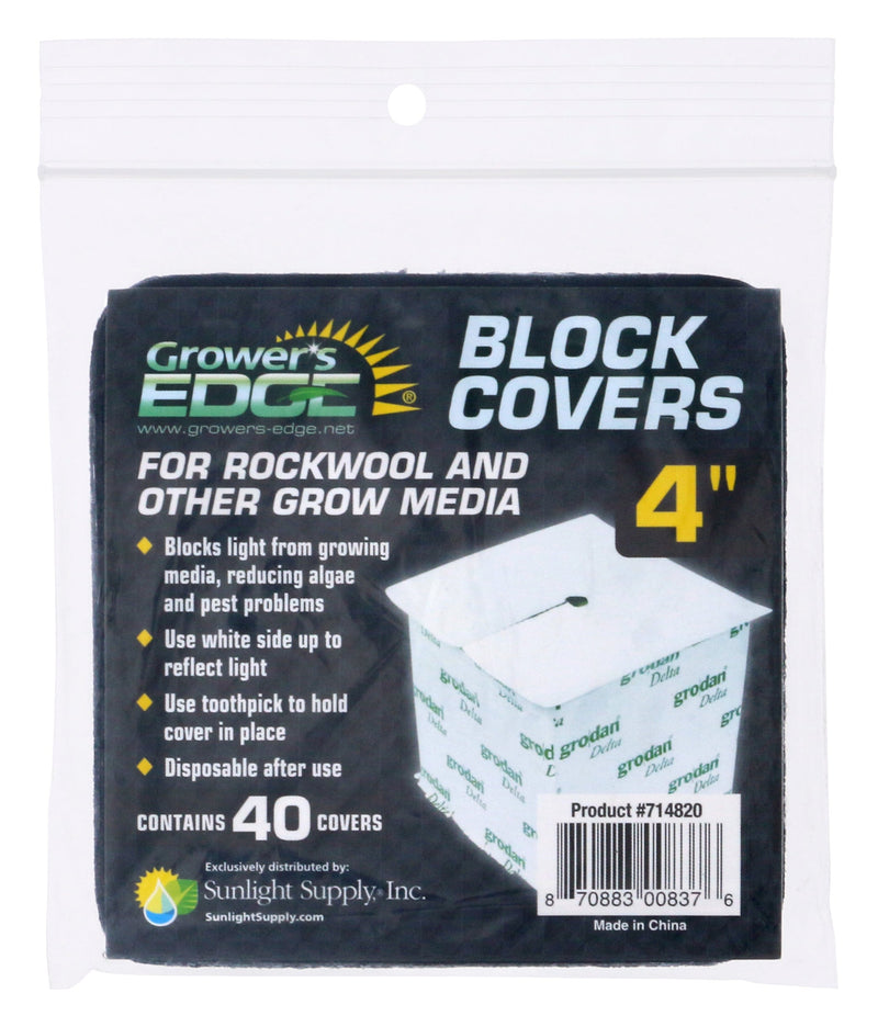 Grower's Edge Block Covers 4 in (40/Pack) Hawthorne