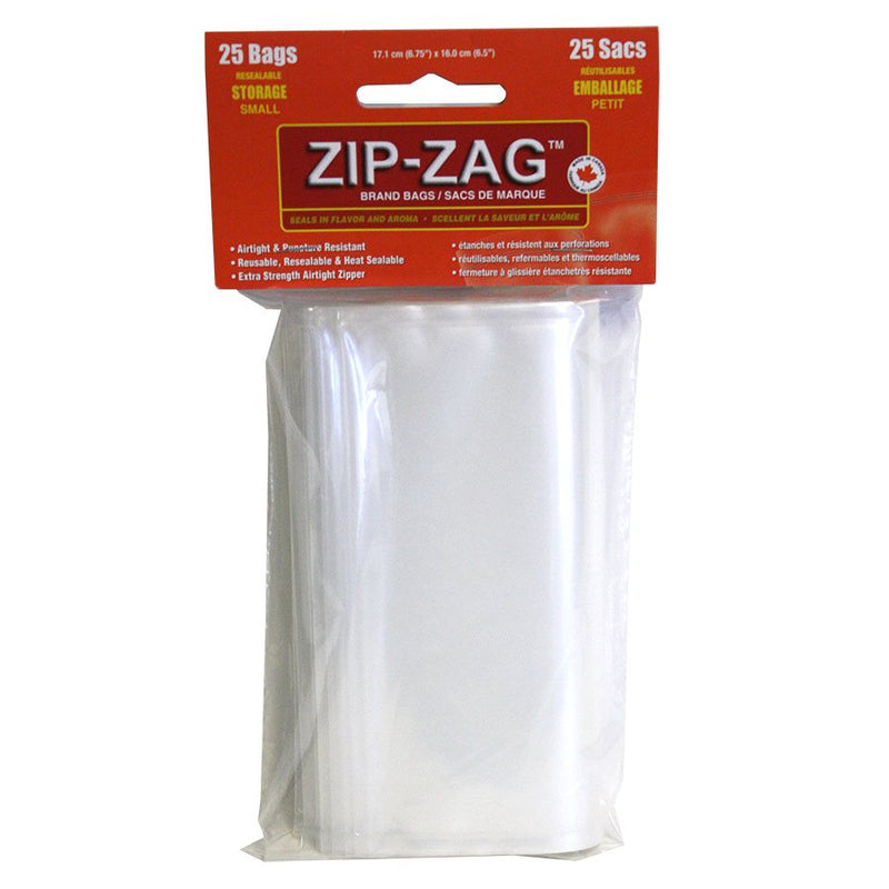 Zip-Zag Original Large Bags 17.1CM X 16CM (25) Zip-Zag