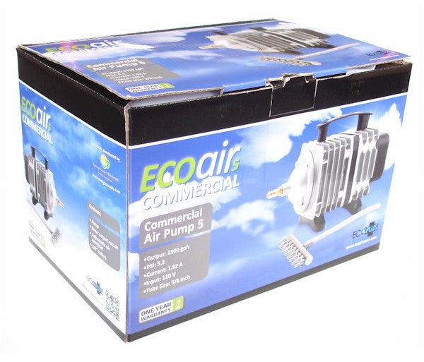 EcoAir Commercial 8 outlet Air 5 Pump 1300gph Eddi's