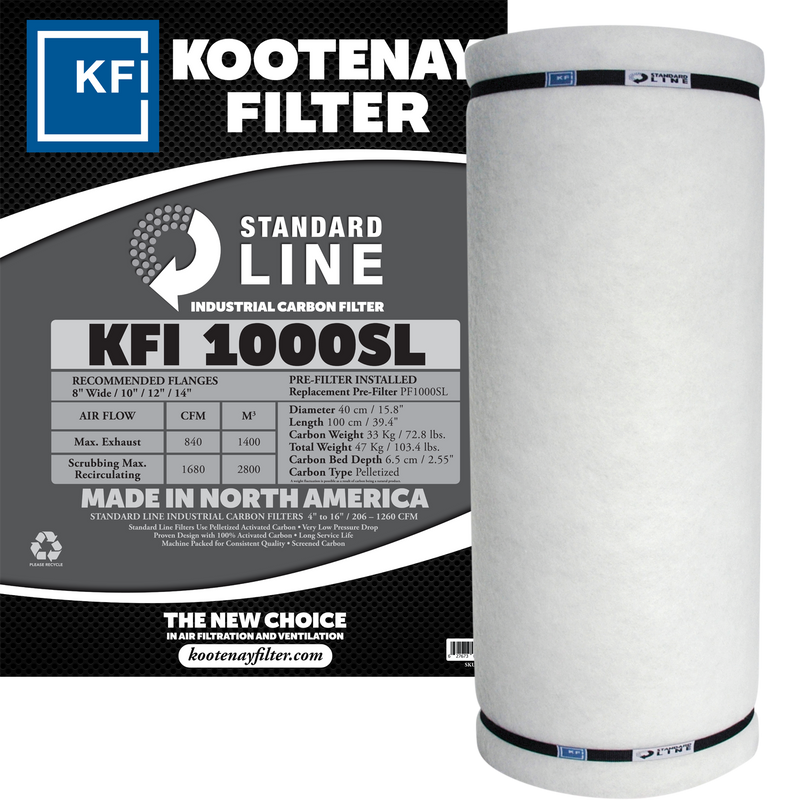 Kootenay Standard Line Carbon Filter Kootenay Bio