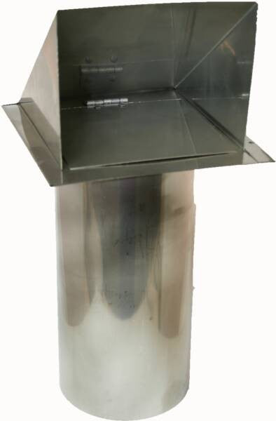 Galv Dryer Vent Hood 8" B.A. Robinson