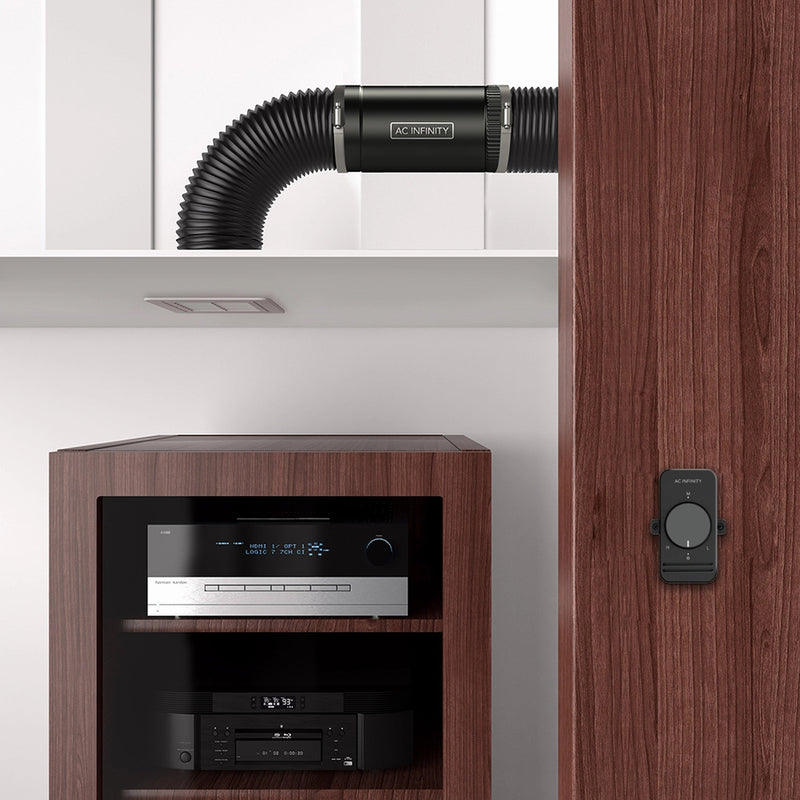 AC Infinity RAXIAL Inline Booster Fan w/Speed Control 6" AC Infinity