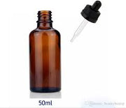 Amber/Green Bottle w/Eye Dropper Uline