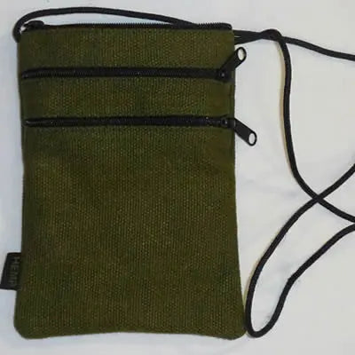 Hemp Three Zip Purse Medium XELA Exchange-Hempmania